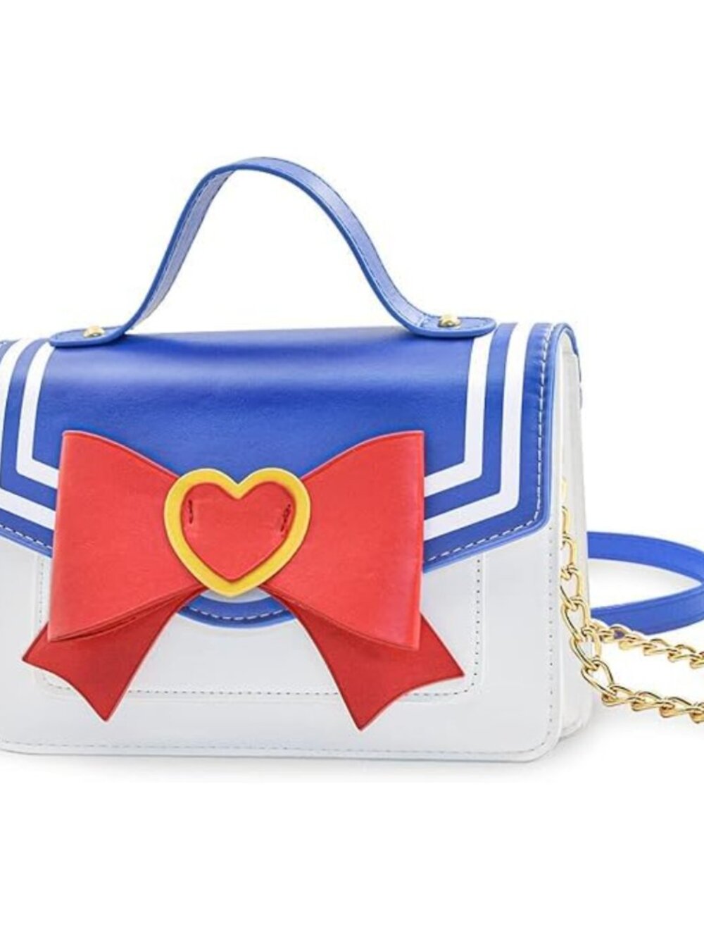 Anime Cosplay Crossbody Bag PU Leather Sailor Girl Messenger Purse